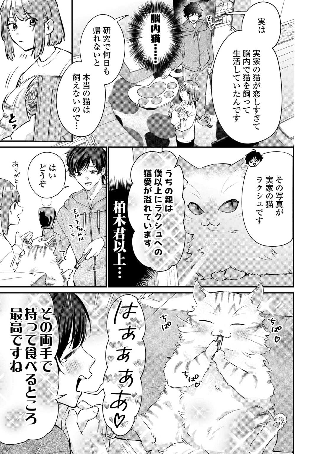 拾ったのが本当に猫かは疑わしい 第4.1話 - Page 3
