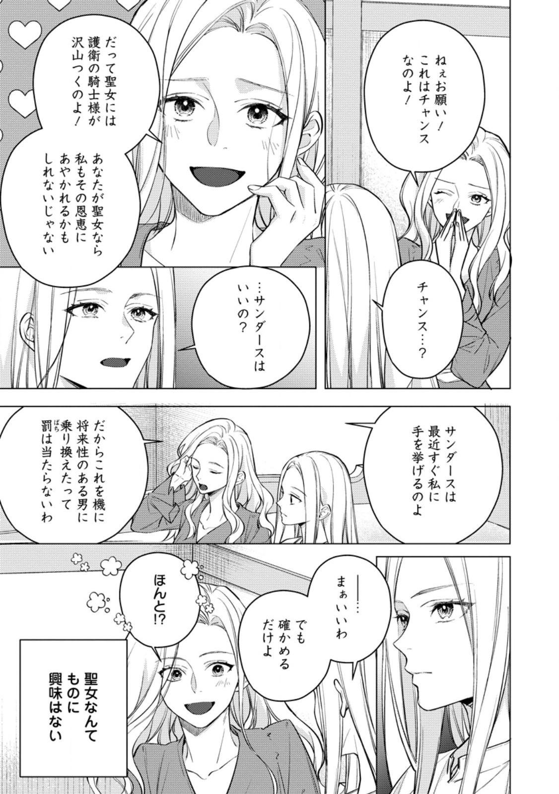 ヴェールの聖女 ヴェールの聖女 醜いと誤解された聖女、イケメン護衛騎士に溺愛される 第27.3話 - Page 2
